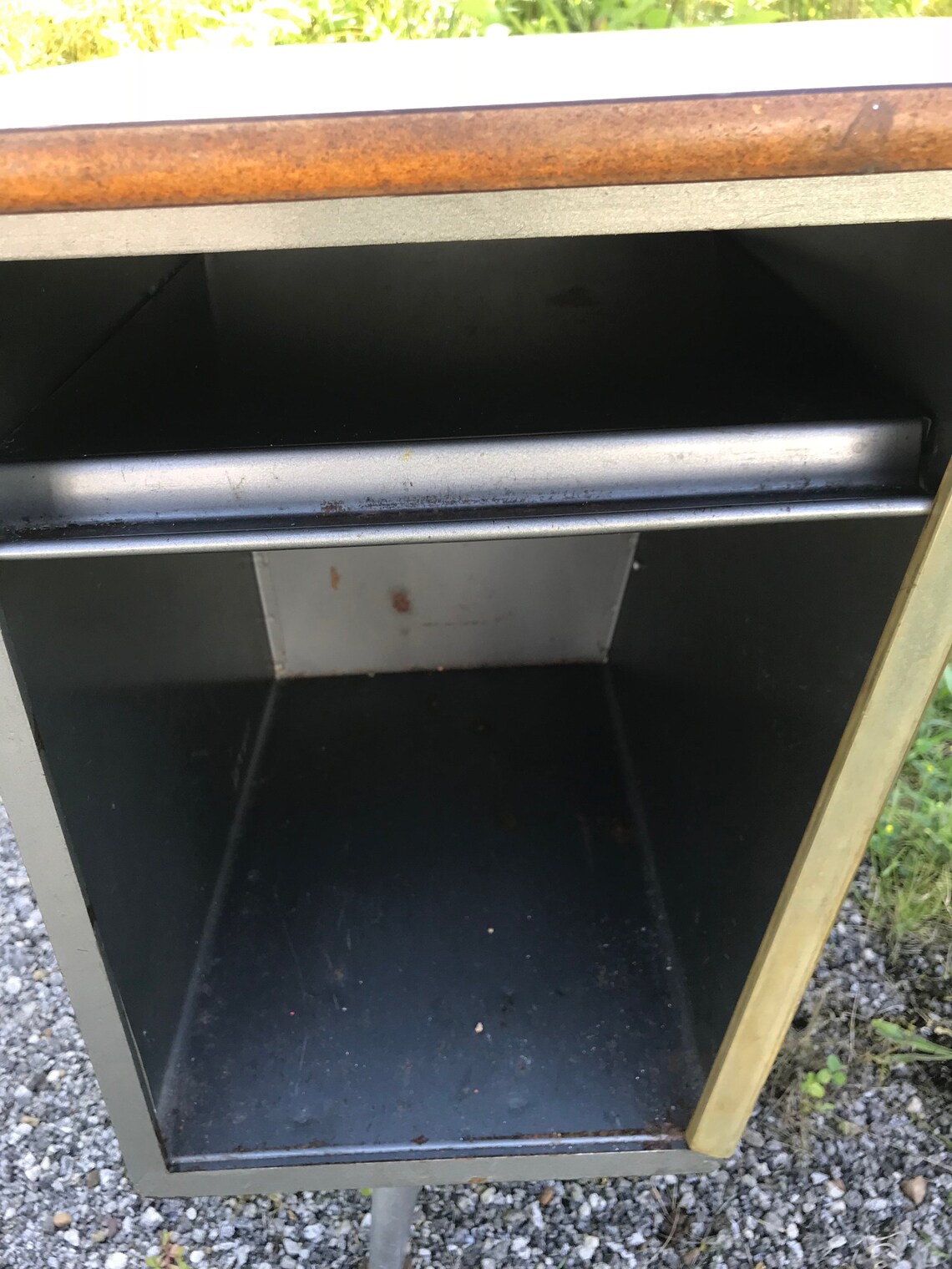 Vintage School Desk Metal Cubby Desk Etsy