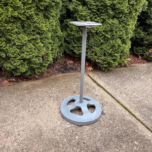 Vintage Cast Metal Base, Furniture Base Table Base , Cast Heavy Base