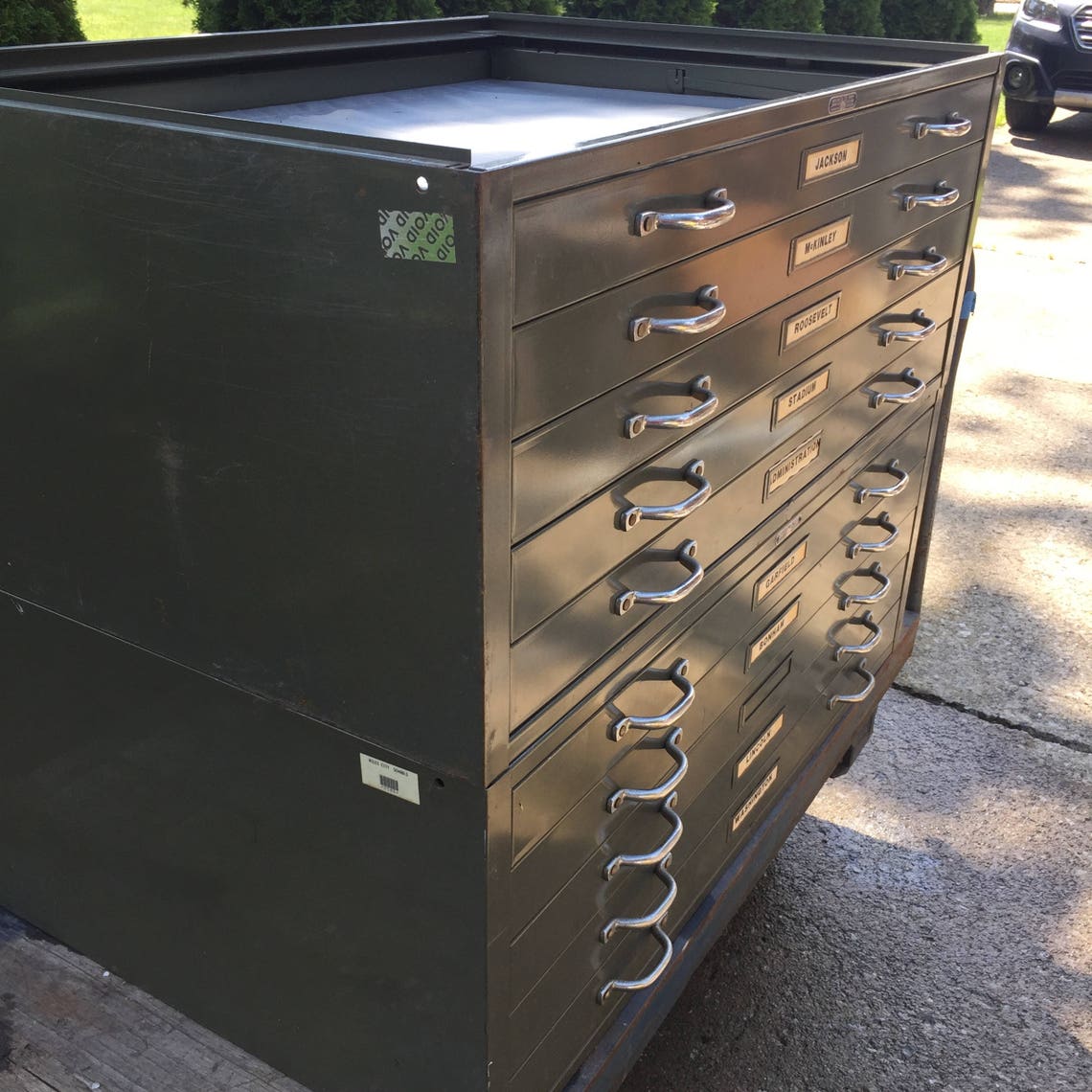 Vintage BluePrint Printer Metal Industrial Etsy