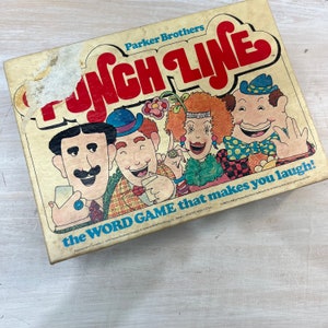 Vintage Punch Line, Parker Brothers Games,