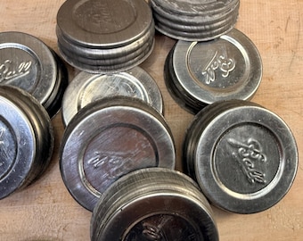 Ball Mason Zinc Lids, New Old Stock,