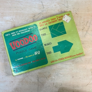 Vintage Voodoo Hi Q Game, Puzzle Game, Tangrams