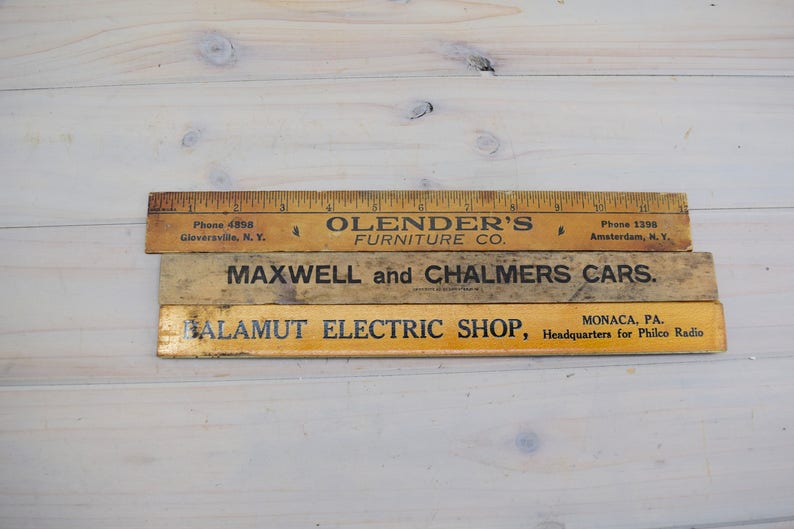 School Rule Industrial Unique Ruler Vintage Rulers