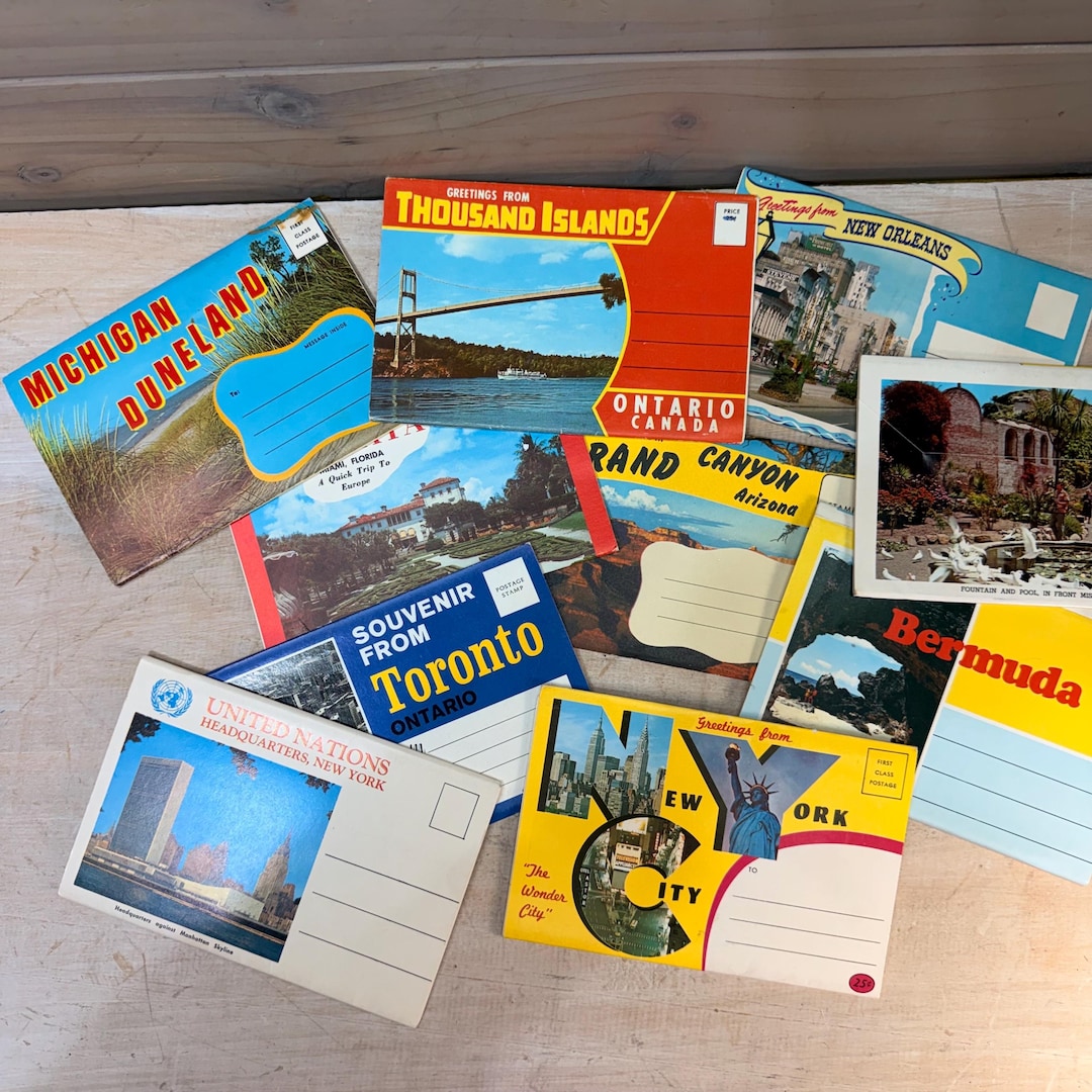 Postcard Collection Examples Vintage Collection of Post Cards, Postcards, Lot of 10 - Etsy