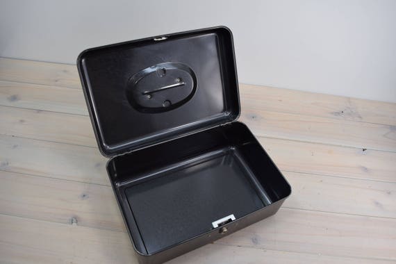 Vintage Metall Aufbewahrungsbox File Box Office Box Cash Etsy