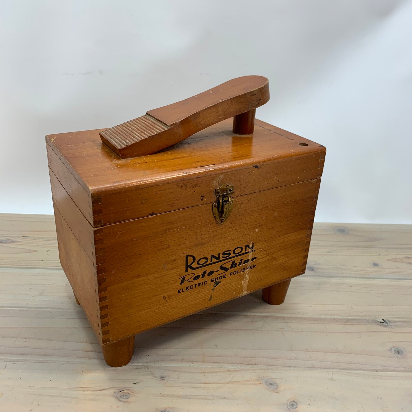 ronson shoe shine box