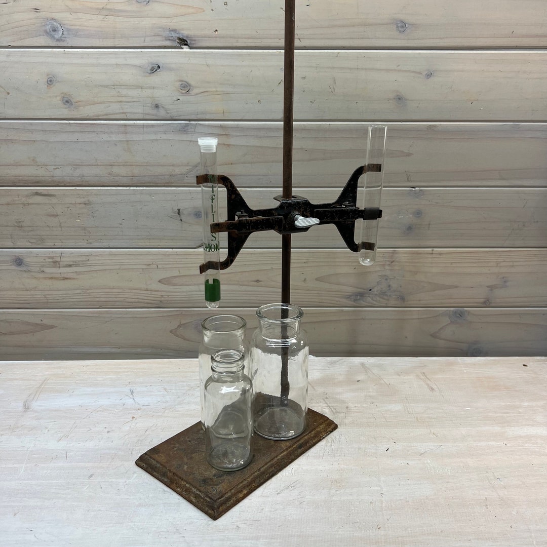 Vintage Science Test Tube Holder Science Classroom Lab Stand Etsy