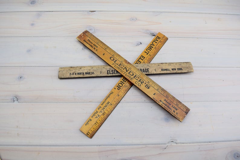 School Rule Industrial Unique Ruler Vintage Rulers