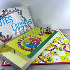 Vintage Board Game Chutes and Ladders, Game night, Vintage Games, Game night