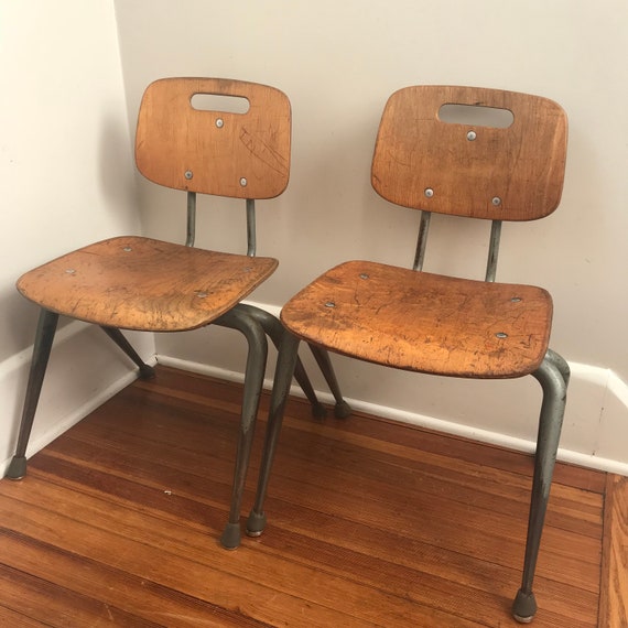 School Chair American Made Wood And Metal Brunswick School Chair American Made Wood And