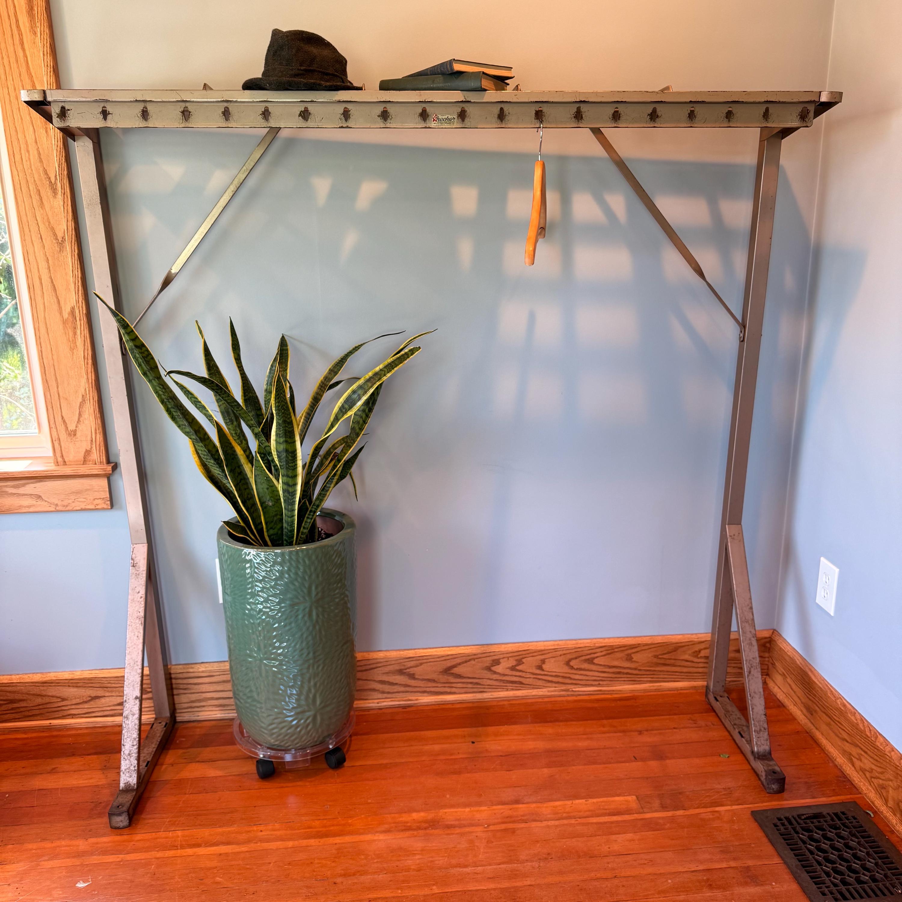 Vintage Industrial Office Valet Coat Rack, Vogel Peterson Hall