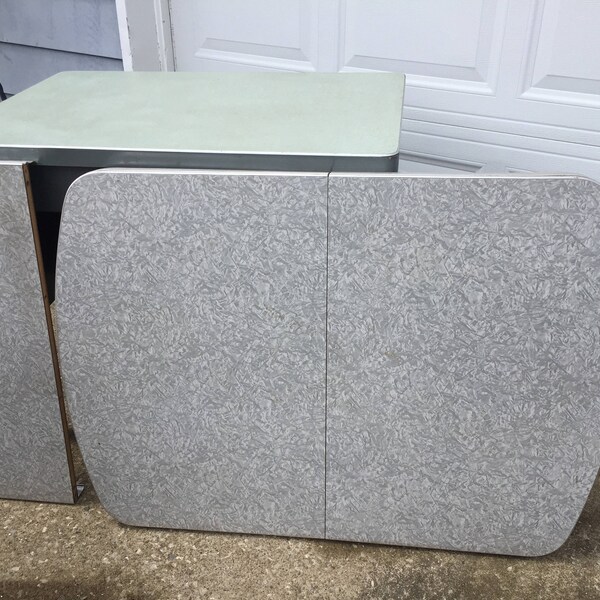 Vintage Chrome Mid Century Kitchen Table, Kitchenette