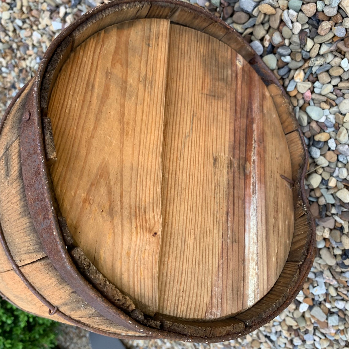 Wood Nail Keg Barrel Table Barrelwooden Barrel Nail Keg Etsy