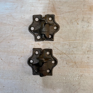 Vintage Clark&#39;s Tip Surface Shutter Hinge, door Hinges, antique hinges, farm hinge,