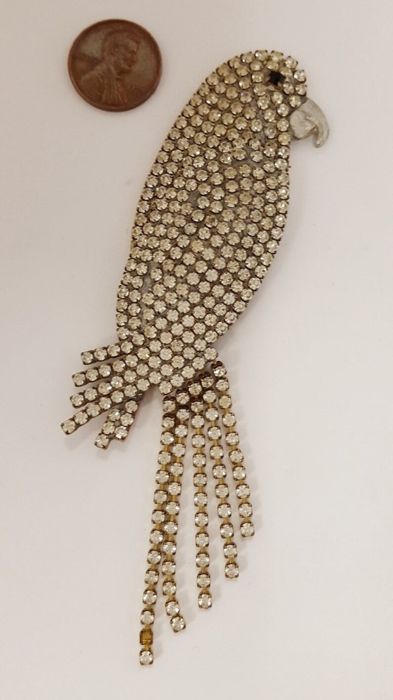 1950's RARE Vintage shops Austrian Crystal Rhinestone Hand Crafted 5