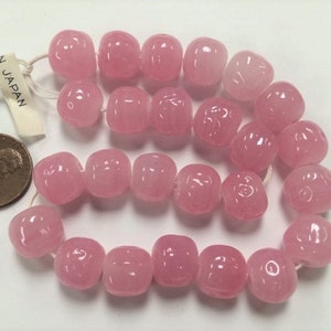 24 Perle Rotonde Barocche In Quarzo Rosa Vintage Di Marca - Foto 9