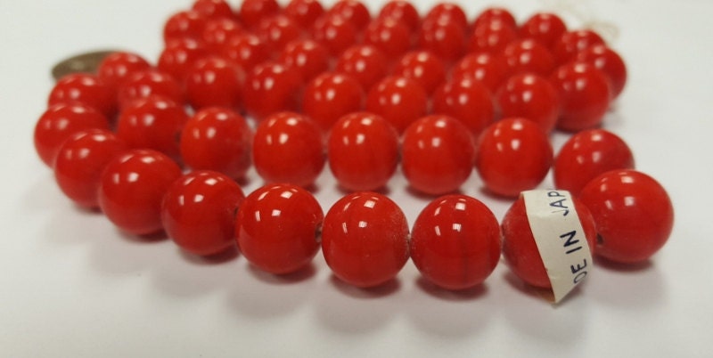 144 Vintage Japan 1950's Cherry Brand Glass Madeira Topaz 10mm
