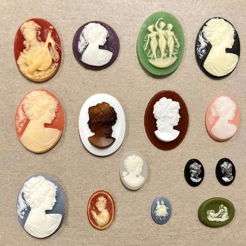 Assorted Cameo Jewelry - Etsy