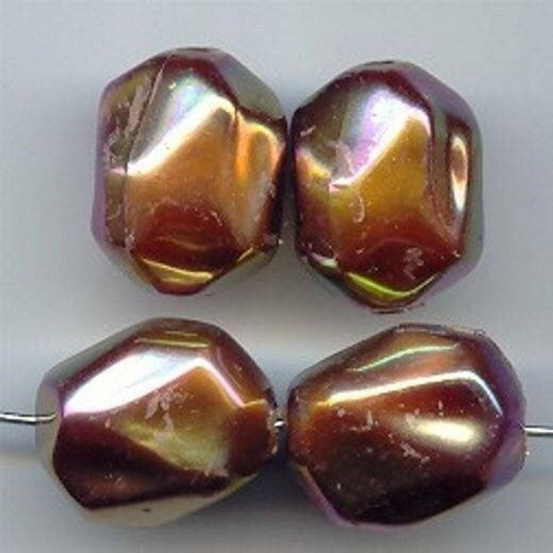 Natural Amethyst Faceted Nugget Beads