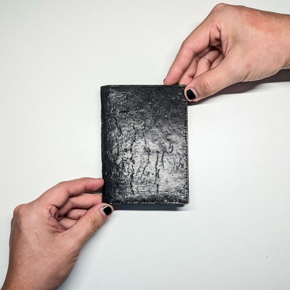 Black Passport Cover, Fused Plastic Designer Passport Holder, Edgy  Minimalist Travel Document Sleeve, Compact Travel Card ID Wallet - Etsy