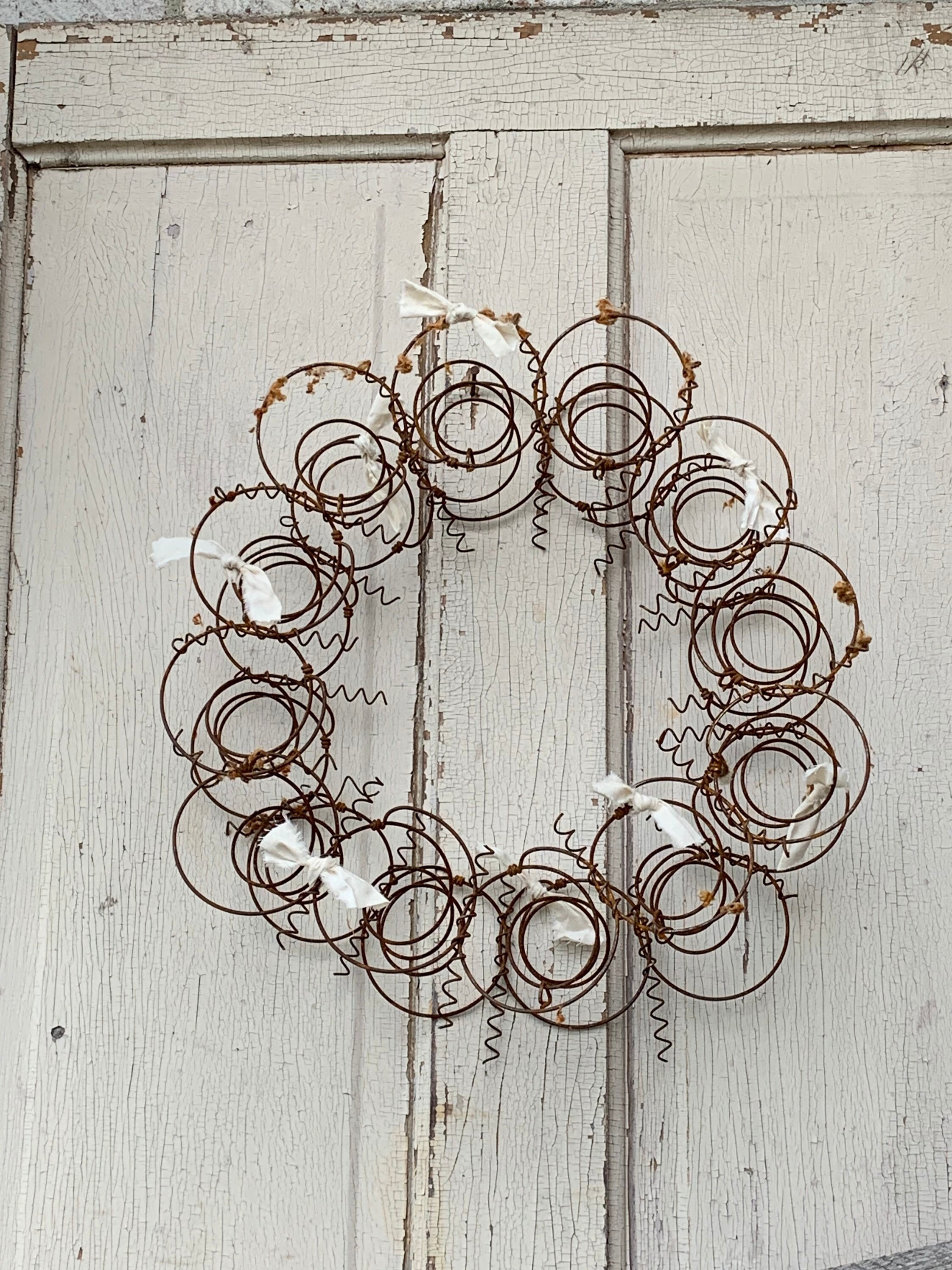 Vintage Bed Spring Wreath Etsy