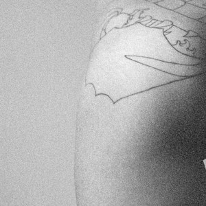 Back Gallery. Black and White Art Nude Photograph of Daedra Muse
