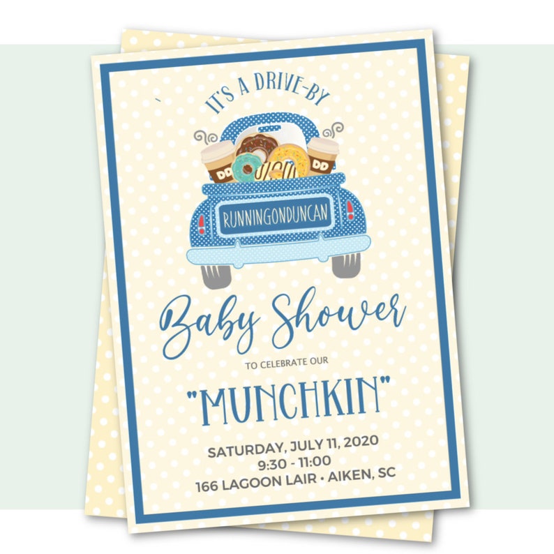 drive thru baby shower ideas