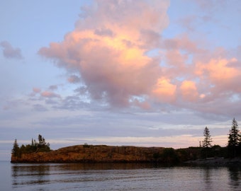 Sunset, Scoville Point, Isle Royale | Photo Print Wall Art