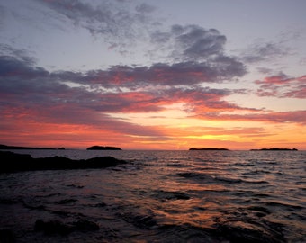 Lake Superior Sunrise, Isle Royale | Photo Print Wall Art