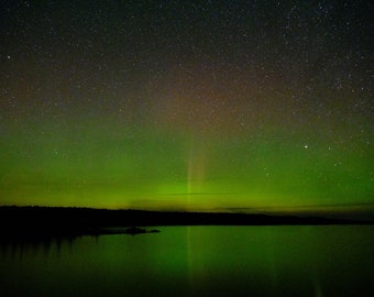 Northern Lights / Aurora Borealis, Isle Royale | Photo Print Wall Art