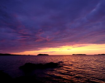 Lake Superior Sunrise, Isle Royale | Photo Print Wall Art