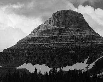 Reynolds Mountain, Glacier National Park, Montana | Photo Print Wall Art