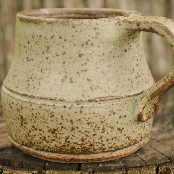 Small Wheel Thrown Espresso Mug - Mac Grey Glaze