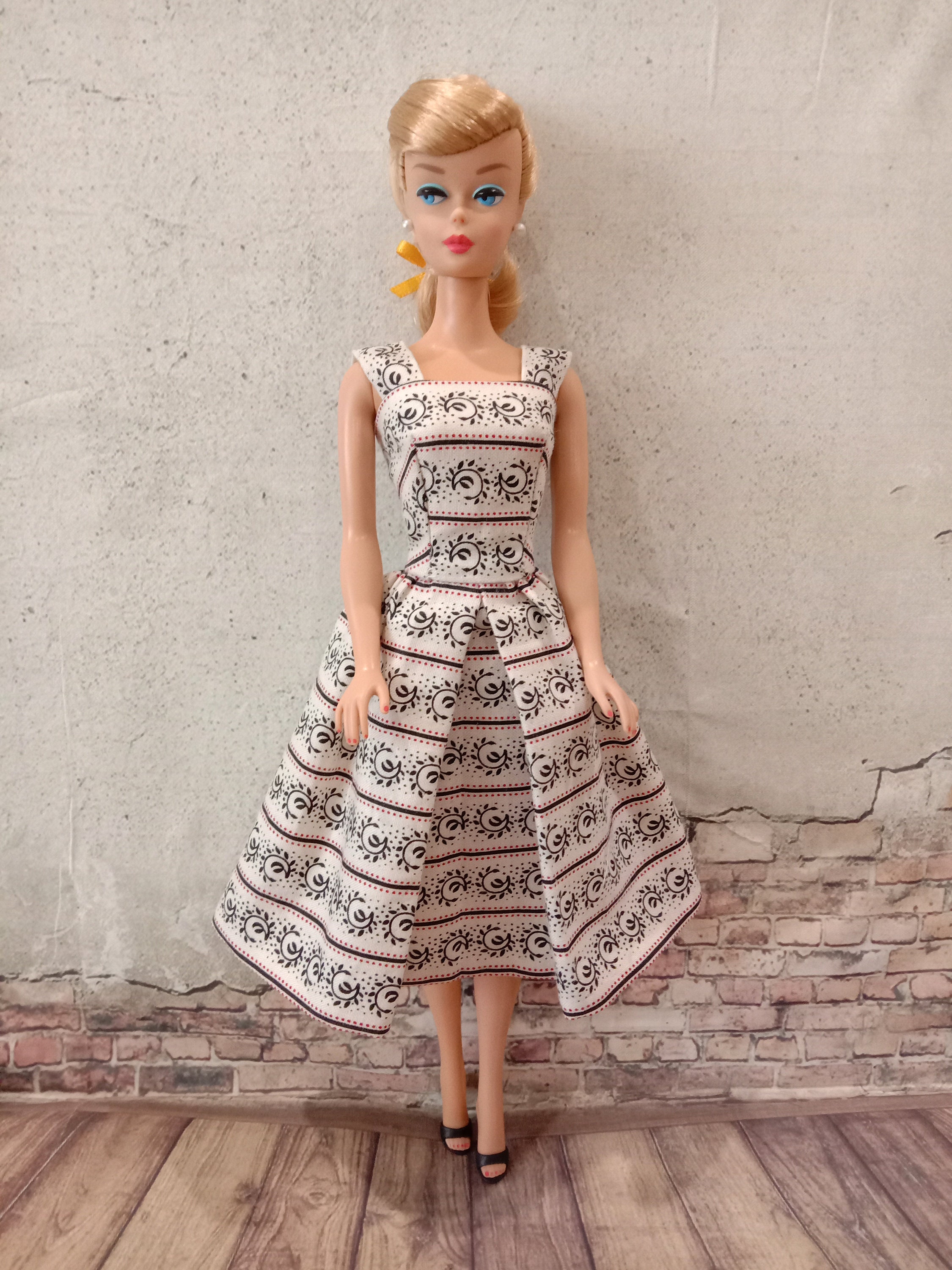 Clothes 1958 Barbie Reproduction Original 1959 Blonde Barbie Doll