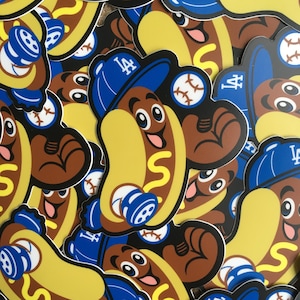 Dodger Dog Sticker