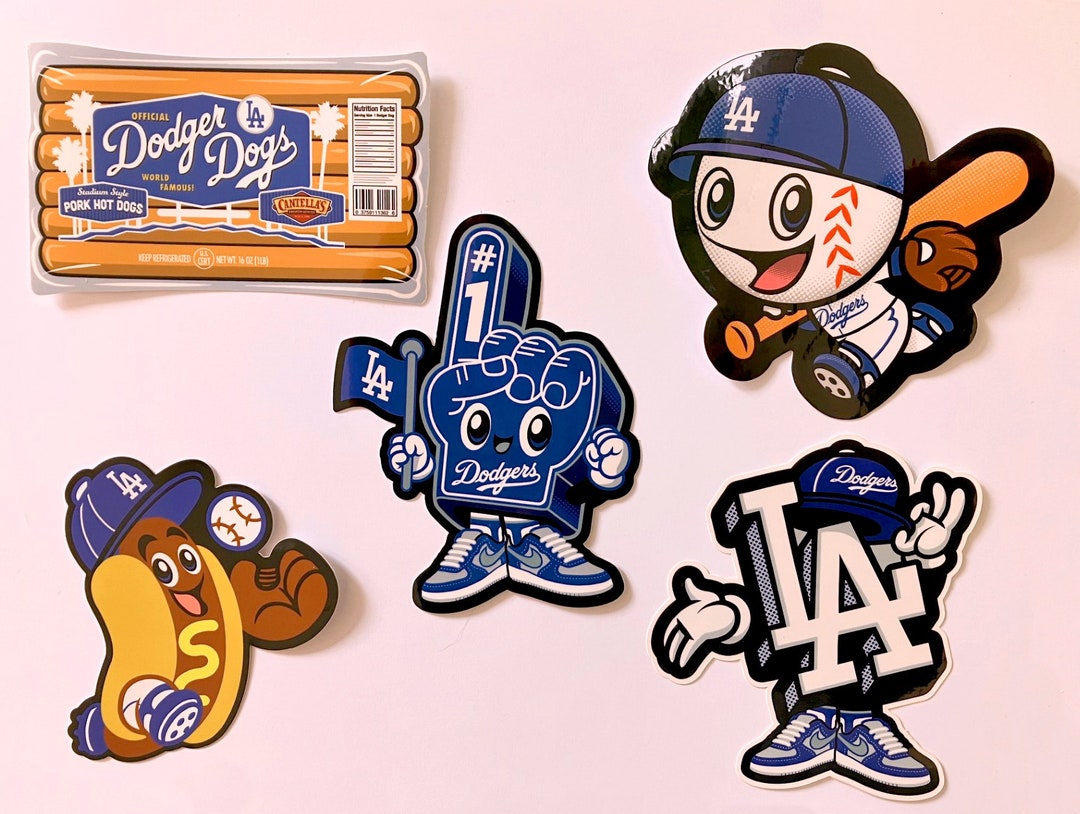 Dodger 5 Sticker Pack Etsy