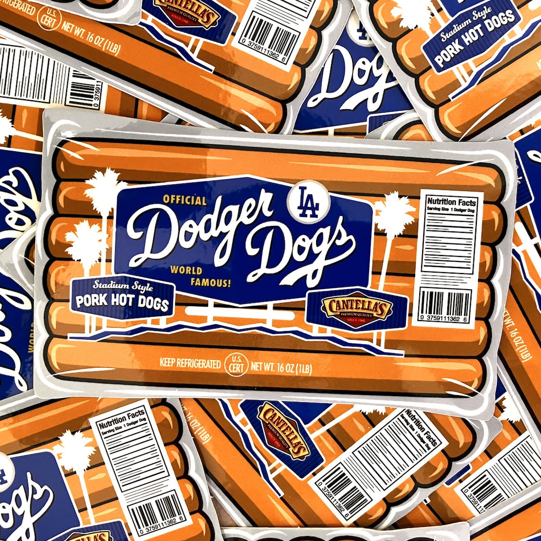 Pack of Dodger Dogs Sticker Etsy
