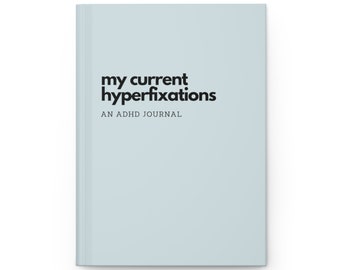 Light Blue Hyperfixation ADHD Journal