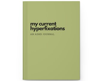 Matcha Green Hyperfixation ADHD Journal