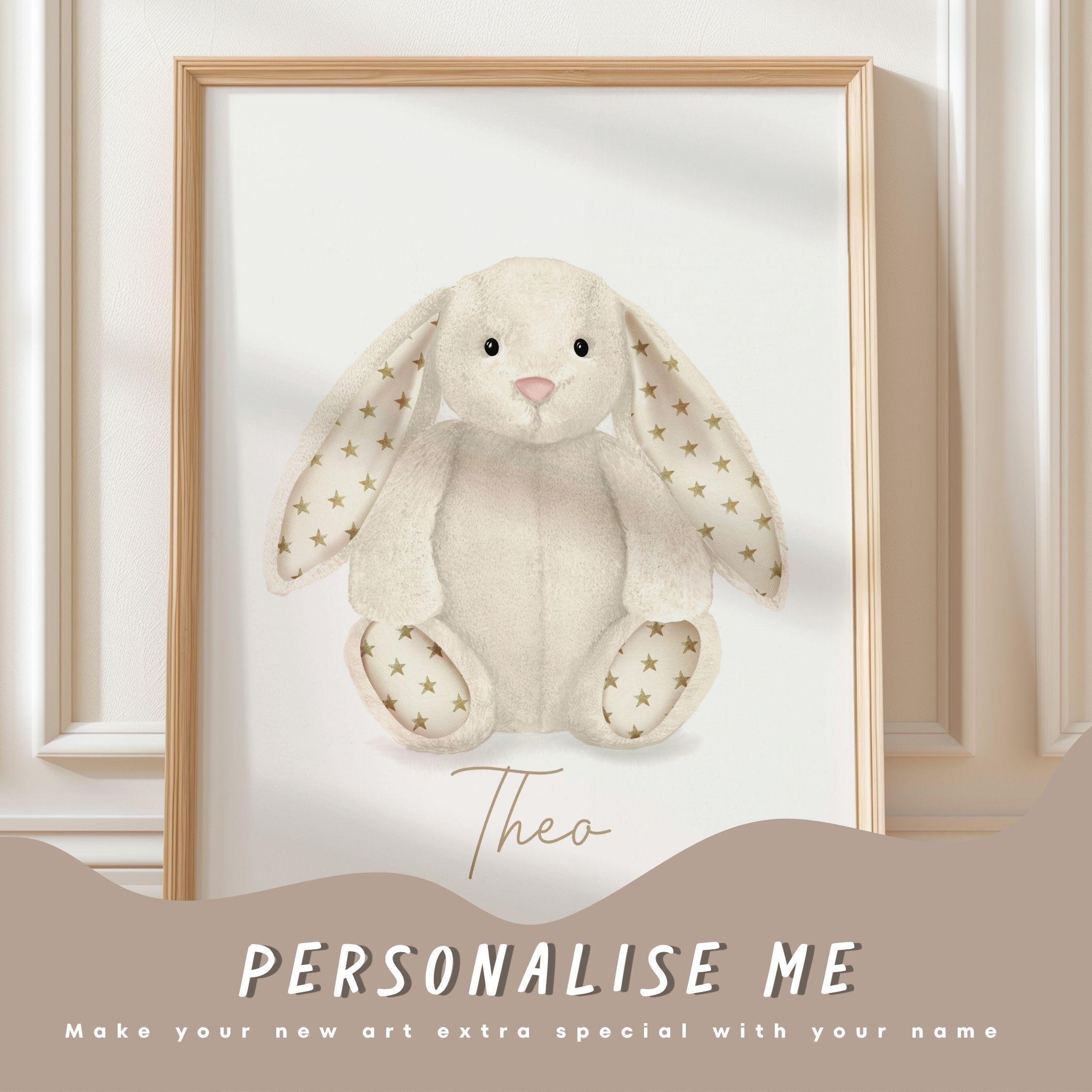 Jellycat Bashful Cream Bunny - Etsy