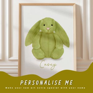 Bashful Moss Jellycat Bunny - Etsy