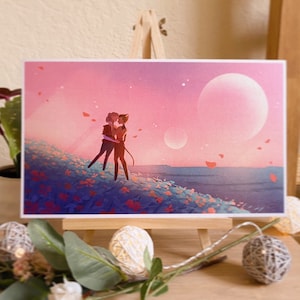 Heart - She-Ra / Catradora Fanart - IRIDESCENT PRINT - 6.5x11 in