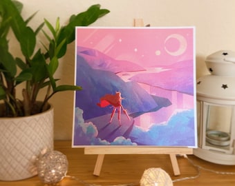 We Must Be Strong - She-Ra Fanart - IRIDESCENT PRINT - 8x8 in