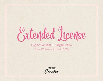 Uitgebreide licentie | Alleen maar creëert | Digitale activa + afzonderlijke items | PNG's | Clipart | Grafisch