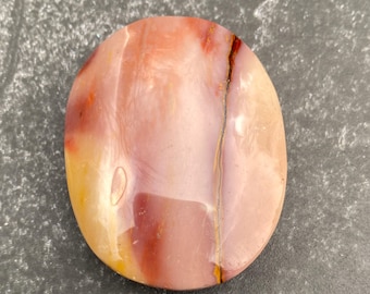 Mookaite Palm Stone  Multi Color  Grounding Protection 31372ET