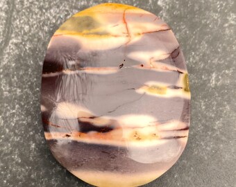 Mookaite Palm Stone  Multi Color  Grounding Protection 31382ET