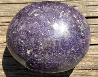 Lepidolite Large Palm Stone  Emotional Balance Calm 31345ET