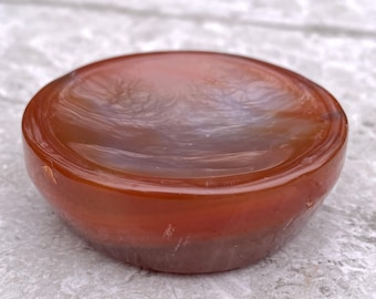 Carnelian Bowl  2" Orange Creativity Grounding 30156ET