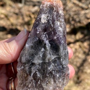Amethyst Cacoxenite Large Raw Double Tip Meditation Stress Cleansing 31349ET Bild 2