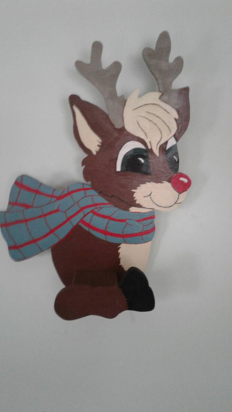 Reindeer Wreath Holder Etsy